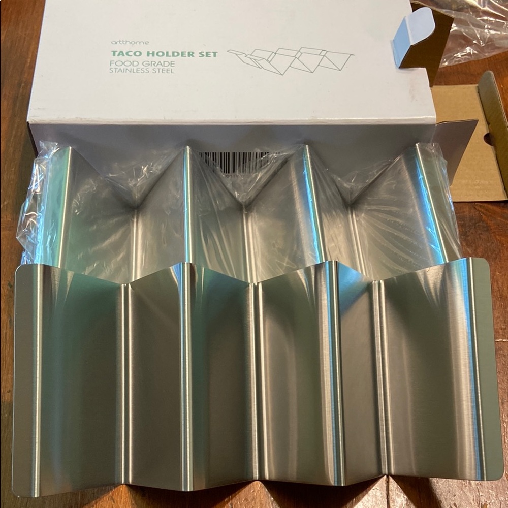 Stainless Steel Taco Holder Set